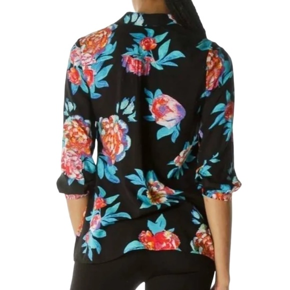 Maeve by Anthropologie Black Floral Woodland Walk Button Front Blouse Shirt 0
C - Picture 4 of 11